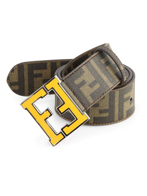 fendi and yellow l|yellow fendi belt.